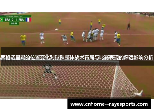 西格诺里踢的位置变化对球队整体战术布局与比赛表现的深远影响分析